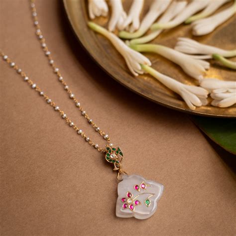 Elegant Silver Crystal Chain for Women Hue Collection Chennai