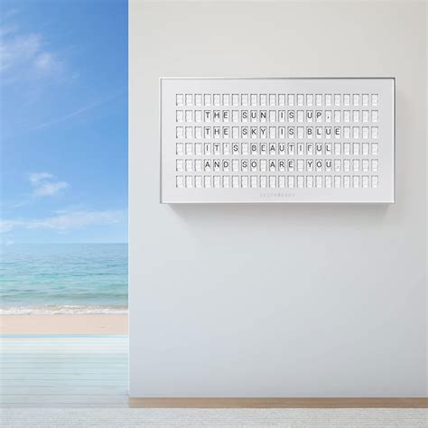 Buy Vestaboard Message Board - Limited Edition White - Inspire from ...