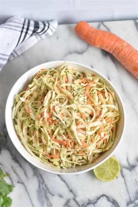 Cilantro Lime Slaw - Thyme & Love