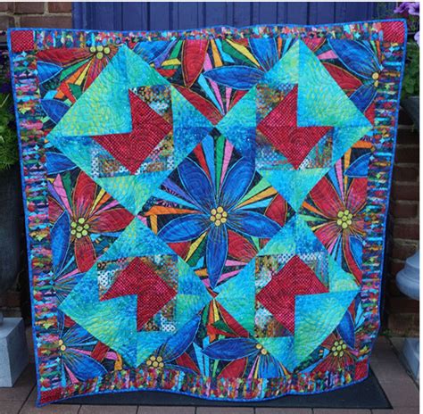 Image result for Fractured Flowers Quilt Pattern