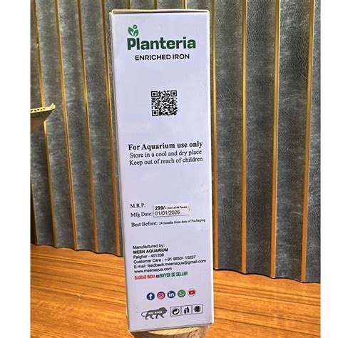 Planteria Enriched Iron For Planted Aquariums 100 ml Bottle – Onyx Aqua ...