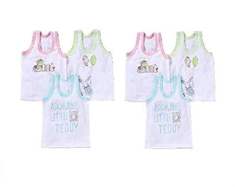 Buy Cuckoos Baby Boy & Baby Girl Color Printed Vest baniyan Cotton ...