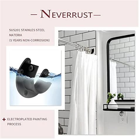 Suimlmta 4 Pack Closet Rod Bracket, 1 Inch Heavy Duty Closet India | Ubuy