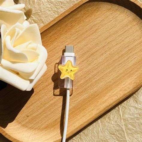 1pc Starfish Design Cable Protector, Suitable For Most Types Of Cables ...
