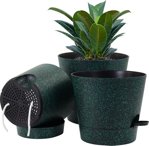 Amazon.com : UOUZ Self Watering Pots for Indoor Plants, 10/9/8 inch ...