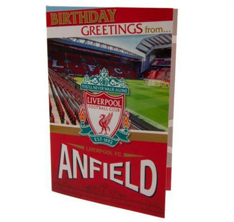 Buy Liverpool F.C. Happy Birthday Card Liverpool FC, Liverpool Football ...