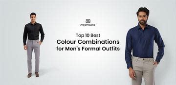Top 10 Ideal Colour Combinations for Men’s Formal Wear