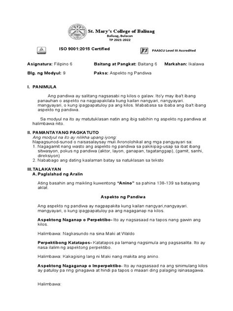 Image result for 6th Grade Work Book Module 5 Lesson 9