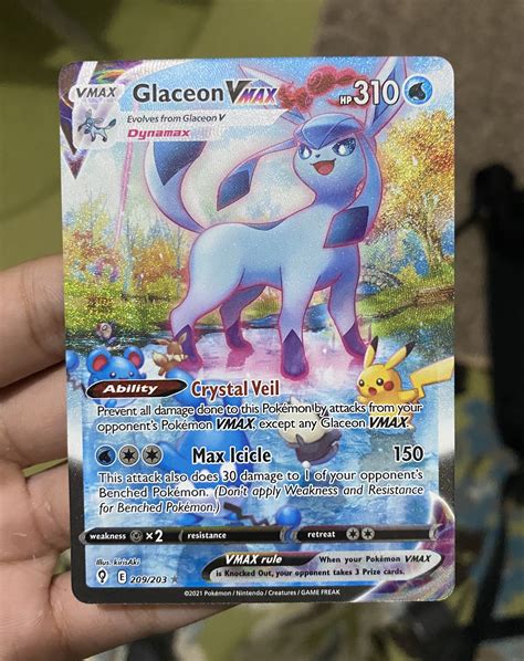 Glaceon VMAX Alternate Art Custom Pokemon Card Display Case, 59% OFF