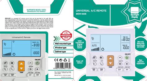 Image result for Mini Split Remote Control