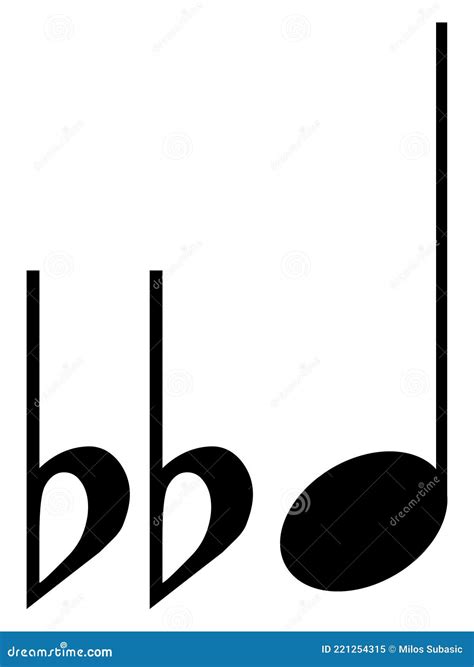 Flat Music Symbol