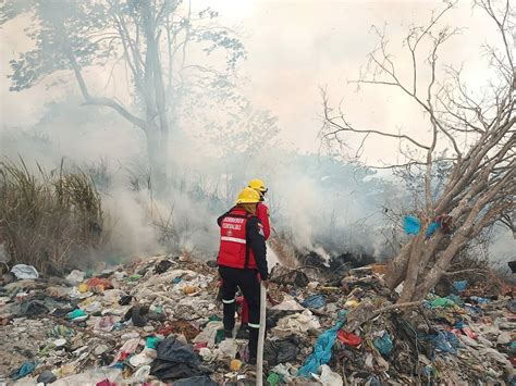 Nueve horas para controlar incendio de gran magnitud en relleno ...
