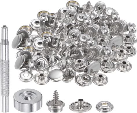 Amazon.com: HARFINGTON 150PCS Canvas Snap Kit 5/8" Marine Grade ...