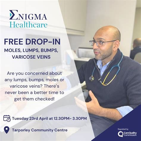 FREE Skin lumps, bumps, moles and varicose veins check, Tarporley ...