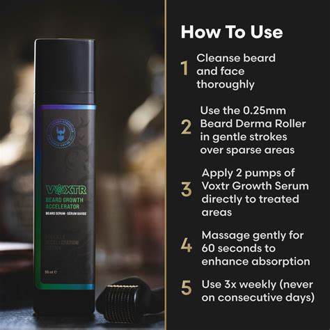 The Beard Struggle Voxtr Beard Growth Serum with India | Ubuy