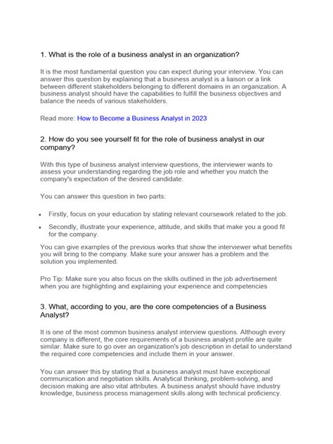 Image result for BA Interview Questions and Answers