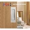MHS Aluminium Concealed Handle for Sliding Door Pack of 2 Pcs (160MM ...