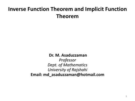 Image result for Inverse Function Theorem