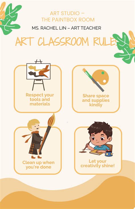 Classroom Rules Poster Free Classroom Rules Poster Classroom Rules Free ...