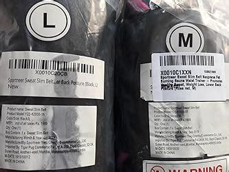 Sportneer Sweat Slim Belt Adjustable Sweat Slim Belt Waist Trainer for ...