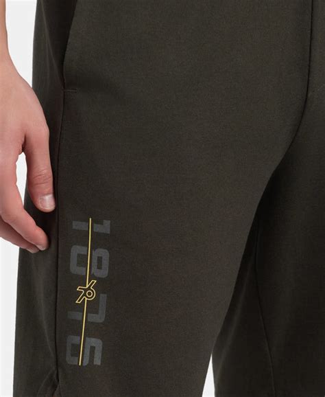 Buy Super Combed Cotton Straight Fit Shorts with Side Pockets - Olive ...