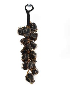 Shubhanjali Black Tourmaline Rough Chunks Vaastu Door Hanging ...