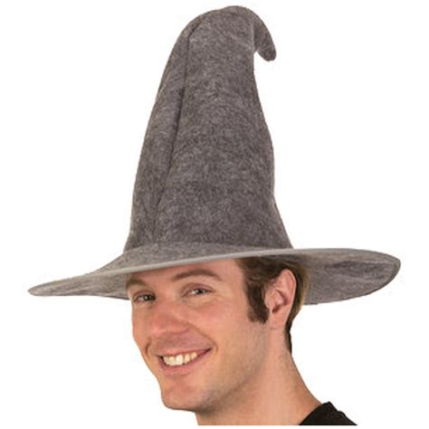 Buy Gandalf Wizard Hat Adult Lord Of The Rings Hobbit Costume Gray Gift ...