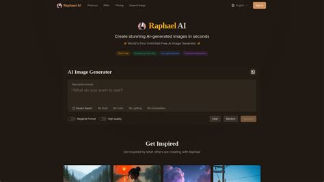 Raphael AI 免费无限制文本生成图片工具｜在线多风格高质量出图 | AiTing AI
