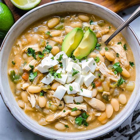 White Chicken Chili Slow Cooker - Eatmewell.com