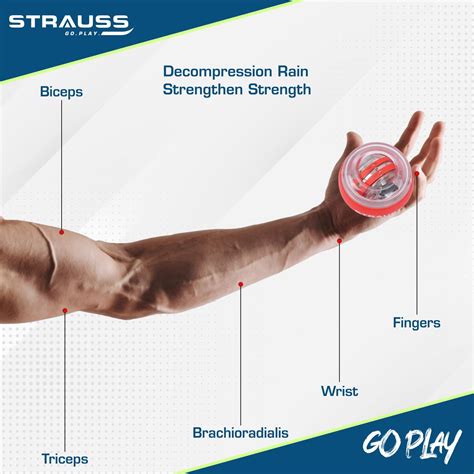 Strauss Wrist Gyro Ball | Ideal For Wrist Training, Strengthening ...
