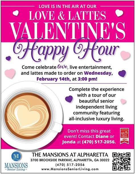 The Mansions at Alpharetta Love & Lattes Happy Hour, The Mansions at ...