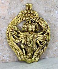 Buy Hindu God Brass Panchmukhi Hanuman Wall Hanging Statue Idols ...
