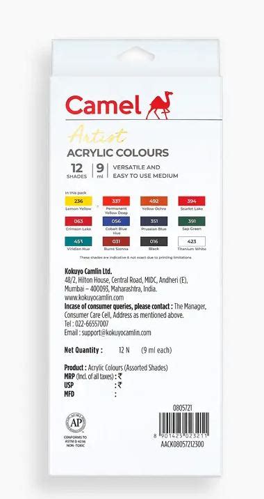 Camel Artist Acrylic Colours – Eshwarshop