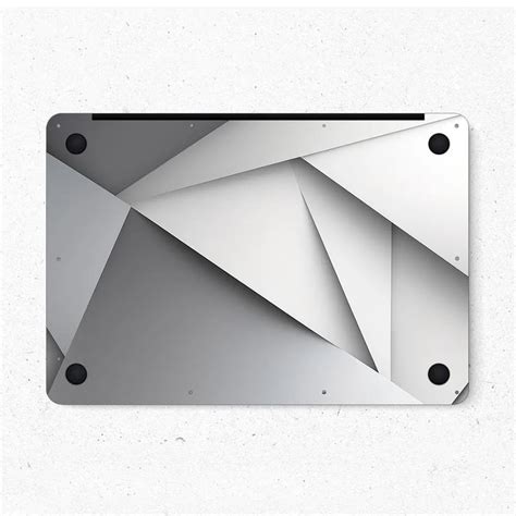 Modern Geometric Gray Art Laptop Skin for MacBook | Buy Online Now ...