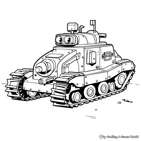 Tank Coloring Pages - Free & Printable!