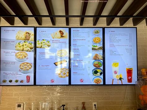 Menu at Mayflower Dumpling Express fast food, Anaheim