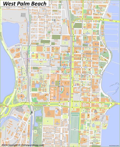 Map Of City Place West Palm Beach