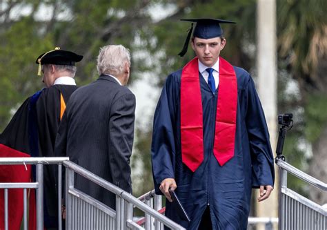 Trump attends son Barron's high school graduation on day off from court ...