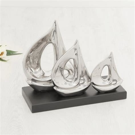 Buy Splendid Abstract Ship Figurine from Home Centre at just INR 1799.0