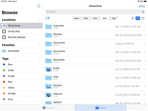 Image result for Using Files App On iPad