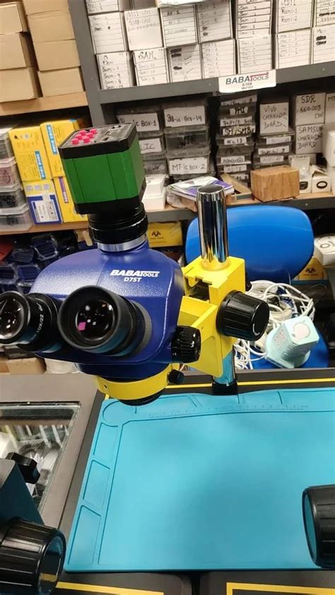 Mircoscope - Microscope MT--103 With Light,Lens And Baba FHD 303 Camera ...