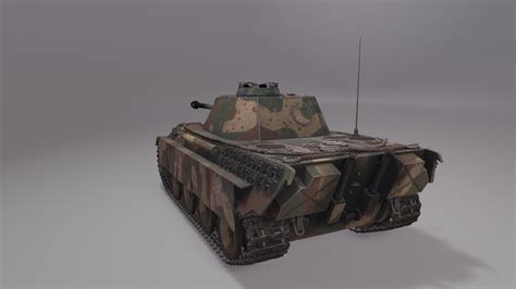 Panther G Tank - 3D Model by Kostiantyn Chudak