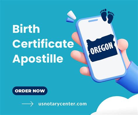 Oregon Birth Certificate Apostille Process