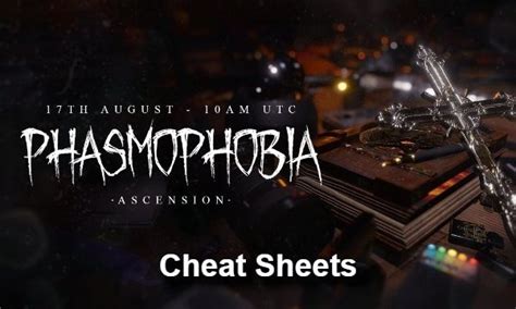 Phasmophobia Cheatsheet : Phasmophobia cheat sheet for all ghost types ...