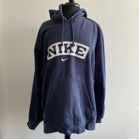 Nike Men's Navy Hoodie | Depop
