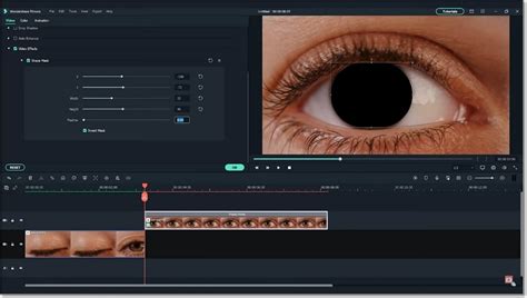 Make Eye Zoom Transition Effect with Filmora