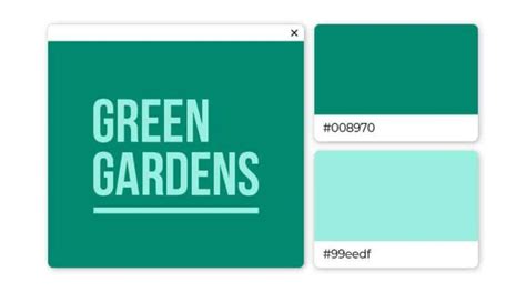 Green Logo Color Combinations 的图像结果