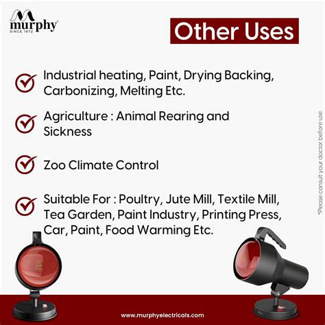 Murphy 150W Infrared Lamp | High-Performance Heat Therapy – Murphy ...