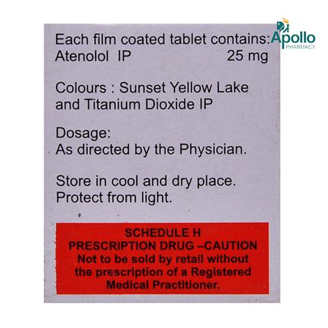 TENOMAC 25MG TABLET Price, Uses, Side Effects, Composition - Apollo ...