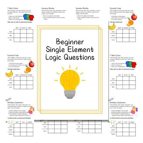 Image result for Simple Logic Puzzles